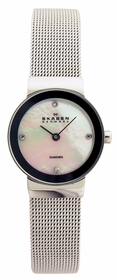 Skagen 358XSSSMPD Diamonds Ladies Quartz Watch