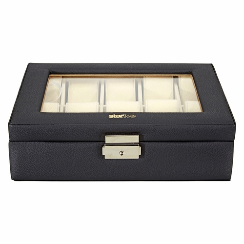 StarFive PU 10-piece Watch Box - Black LS5-10W-B