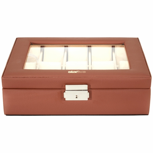 StarFive PU 10-piece Watch Box - Brown LS5-10W-BR