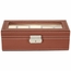 StarFive 5 Piece Watch Box With Cover - Brown LS5-5W-BR
