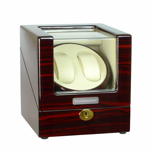 Steinhausen Heritage Cherrywood Double Watch Winder SW1901