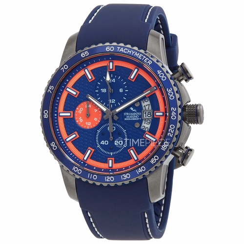 Strumento Marino SM114L/BK/BL/AR/BLB Freedom Silicon Mens Chronograph Quartz Watch