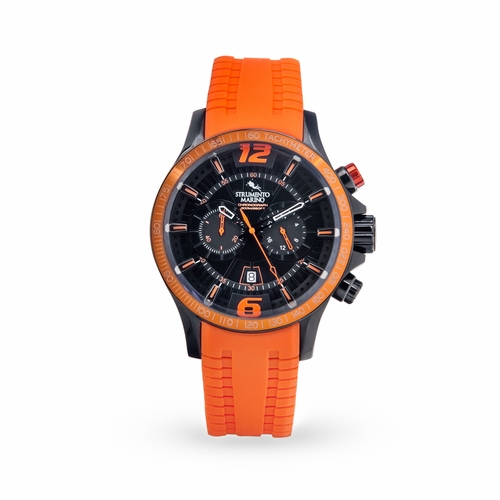 Strumento Marino SM117S/BK/NR/AR Hurricane Chronograph Silicon Mens Chronograph Quartz Watch