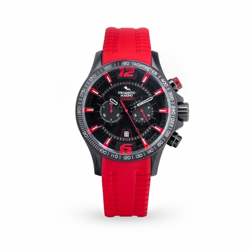 Strumento Marino SM117S/BK/NR/RS Hurricane Chronograph Silicon Mens Chronograph Quartz Watch