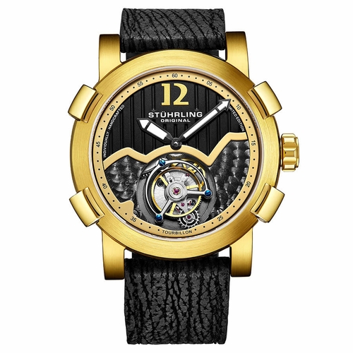 Stuhrling Original M13478 Tourbillon Mens Hand Wind Watch