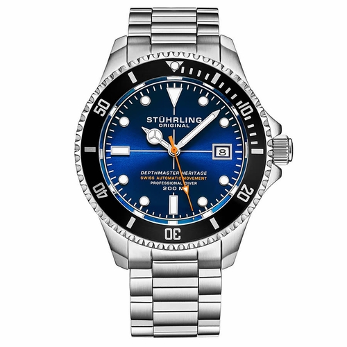 Stuhrling Original M13519 Aquadiver Mens Automatic Watch