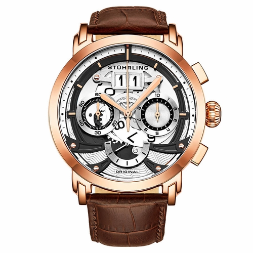 Stuhrling Original M13523 Monaco Mens Chronograph Quartz Watch