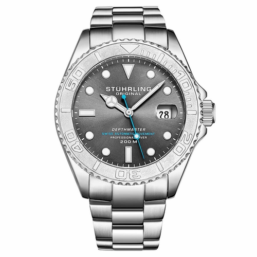 Stuhrling Original M13537 Aquadiver Mens Automatic Watch