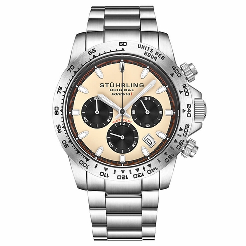Stuhrling Original M13568 Monaco Mens Chronograph Quartz Watch