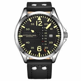 Stuhrling Original M13670 Aviator Mens Quartz Watch Stuhrling Original M13670 Aviator Mens Quartz Watch