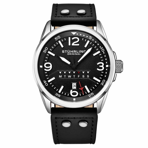 Stuhrling Original M15274 Aviator Mens Quartz Watch