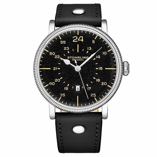 Stuhrling Original M15368 Aviator Mens Quartz Watch