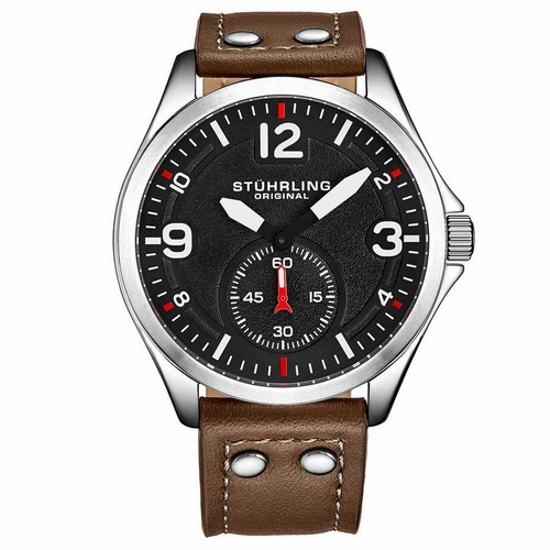 Stuhrling Original M15396 Aviator Mens Quartz Watch