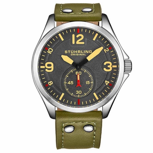 Stuhrling Original M15398 Aviator Mens Quartz Watch