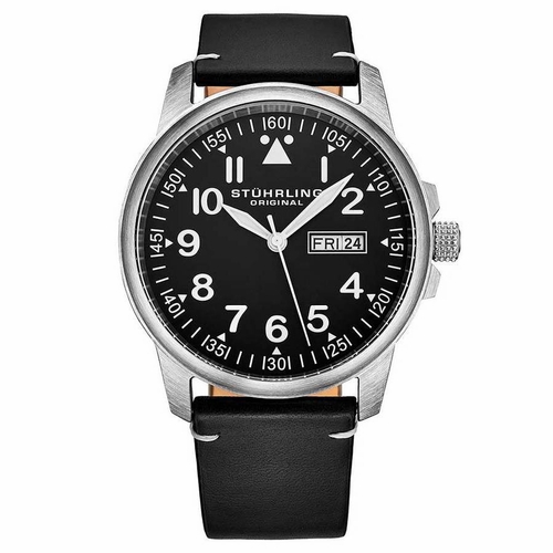 Stuhrling Original M15478 Aviator Mens Quartz Watch