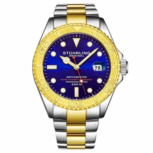 Stuhrling Original M15508 Aquadiver Mens Automatic Watch