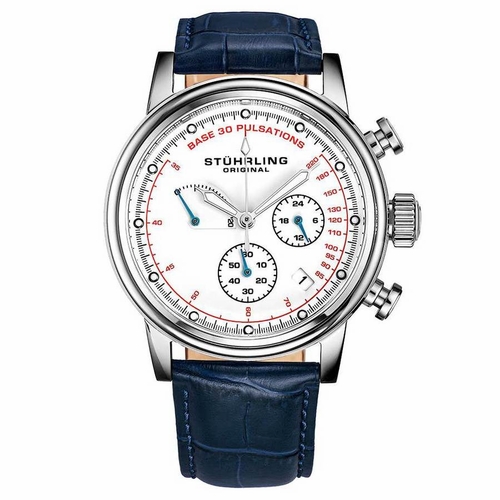 Stuhrling Original M15514 Monaco Mens Chronograph Quartz Watch