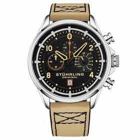 Stuhrling Original M15552 Aviator Mens Chronograph Quartz Watch Stuhrling Original M15552 Aviator Mens Chronograph Quartz Watch