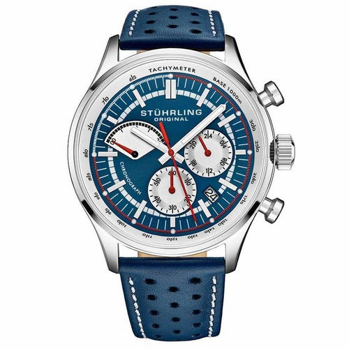 Stuhrling Original M15562 Monaco Mens Chronograph Quartz Watch
