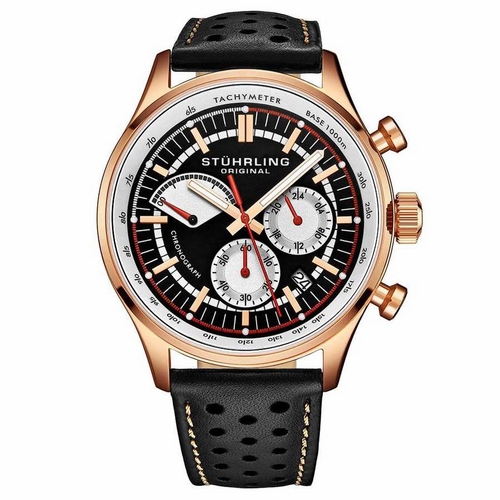 Stuhrling Original M15563 Monaco Mens Chronograph Quartz Watch