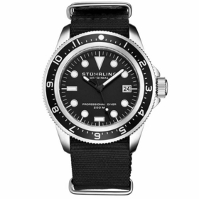 Stuhrling Original M15571 Aquadiver Mens Quartz Watch Stuhrling Original M15571 Aquadiver Mens Quartz Watch