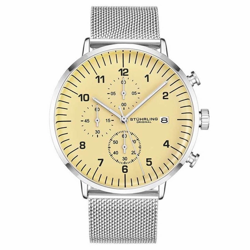 Stuhrling Original M15642 Monaco Mens Chronograph Quartz Watch