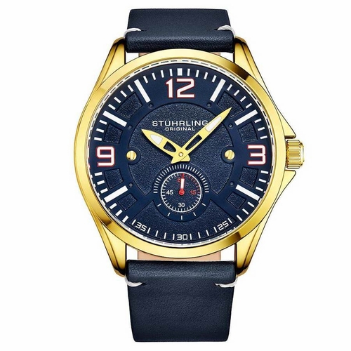 Stuhrling Original M15685 Aviator Mens Quartz Watch