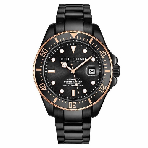 Stuhrling Original M15720 Aquadiver Mens Automatic Watch