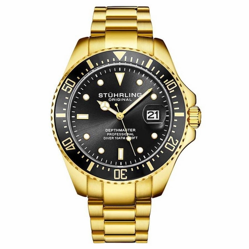 Stuhrling Original M15758 Aquadiver Mens Quartz Watch