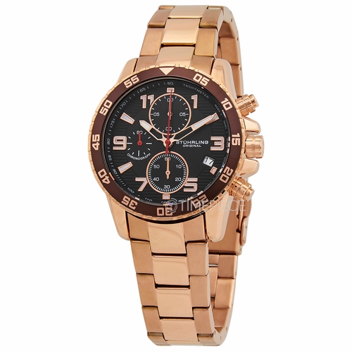 Stuhrling Original M15794 Monaco Mens Chronograph Quartz Watch