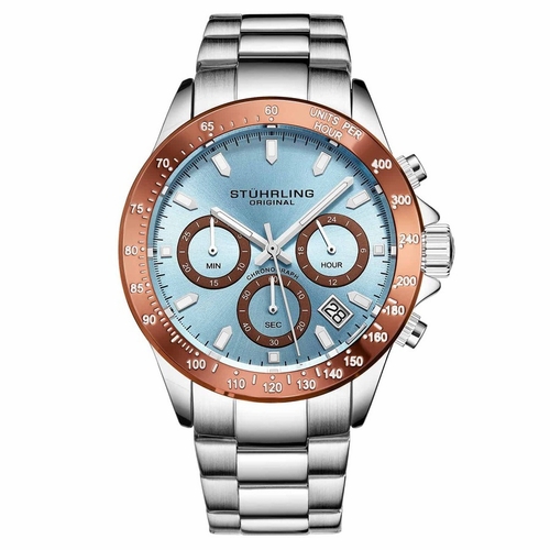 Stuhrling Original M15804 Monaco Mens Chronograph Quartz Watch