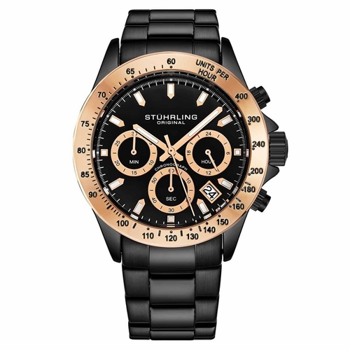 Stuhrling Original M15806 Monaco Mens Chronograph Quartz Watch