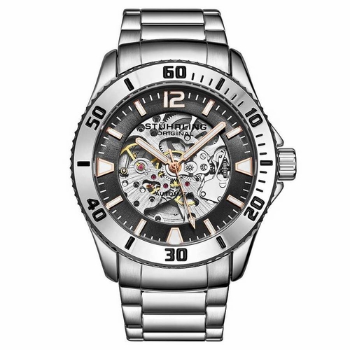 Stuhrling Original M15820 Aquadiver Mens Automatic Watch