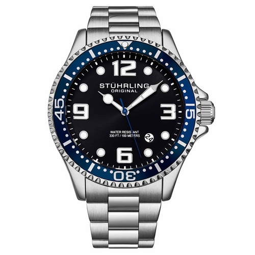 Stuhrling Original M15940 Aquadiver Mens Quartz Watch