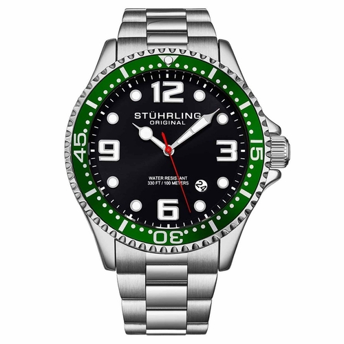 Stuhrling Original M15941 Aquadiver Mens Quartz Watch