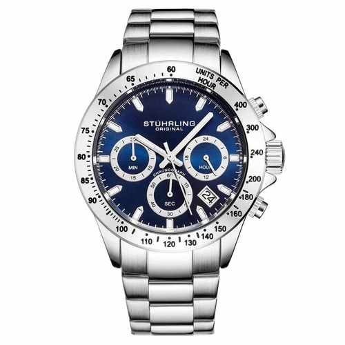 Stuhrling Original M15964 Monaco Mens Chronograph Quartz Watch
