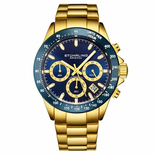 Stuhrling Original M15967 Monaco Mens Chronograph Quartz Watch