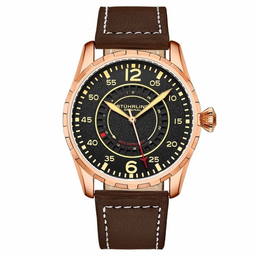 Stuhrling Original M15982 Aviator Mens Quartz Watch
