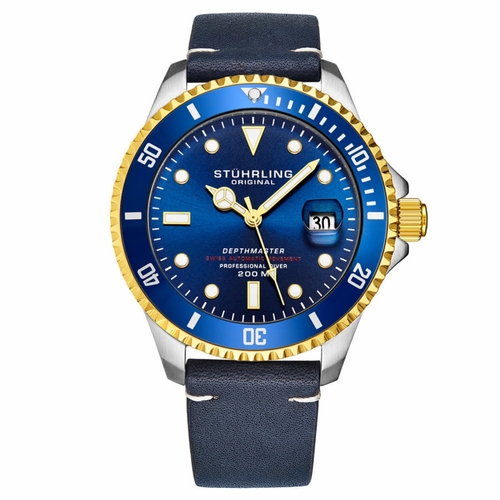 Stuhrling Original M17184 Aquadiver Mens Automatic Watch