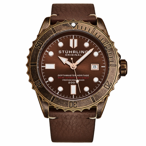 Stuhrling Original M17236 Aquadiver Mens Automatic Watch
