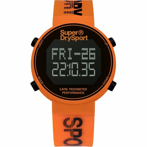 Superdry SYG203O Digi Pedometer Unisex Chronograph Quartz Watch