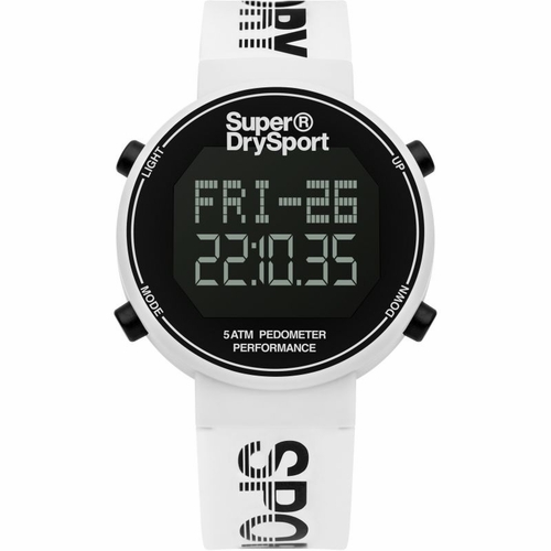 Superdry SYG203W Digi Pedometer Unisex Chronograph Quartz Watch