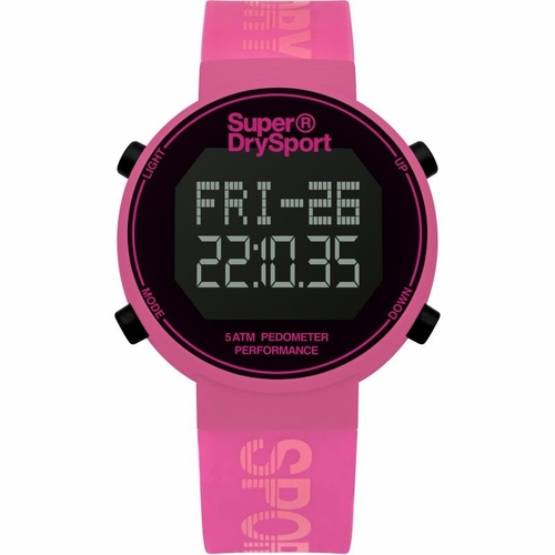 Superdry SYL203P Digi Pedometer Unisex Chronograph Quartz Watch