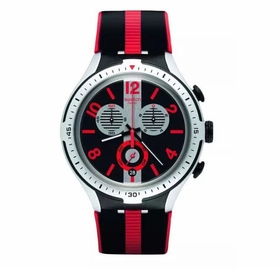 Swatch 2479067 Irony Xlite Stripes Mens Chronograph Quartz Watch