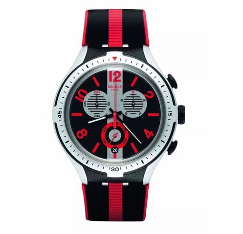 Swatch 2479067 Irony Xlite Stripes Mens Chronograph Quartz Watch