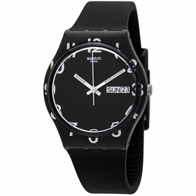 Swatch GB757 Over Black Ladies Quartz Watch
