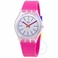 Swatch GE256 Fluo Pinky Ladies Quartz Watch