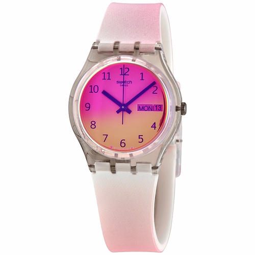 Swatch GE719 Ultrafushia Ladies Quartz Watch