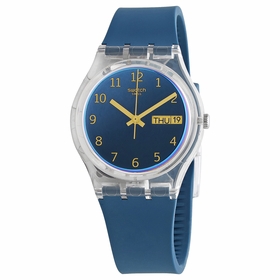 Swatch GE721 BLUE AWAY Unisex Quartz Watch