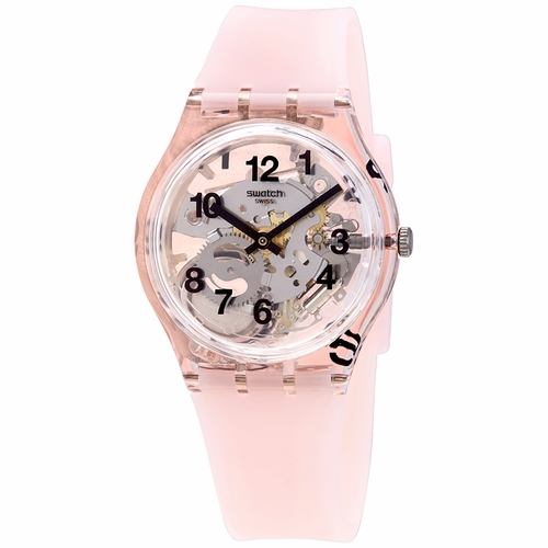 Swatch GP158 Pink Board Ladies Quartz Watch